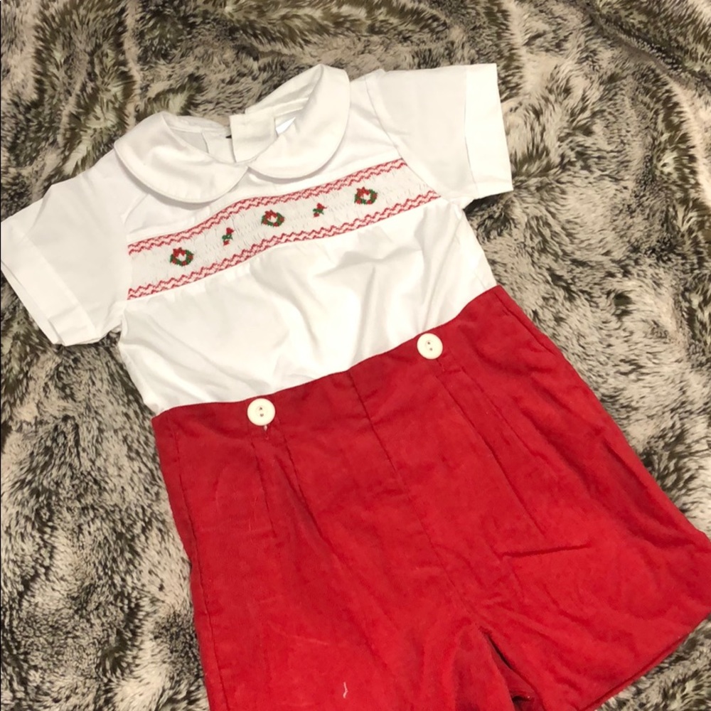 Zuli Kids toddler boy Christmas outfit